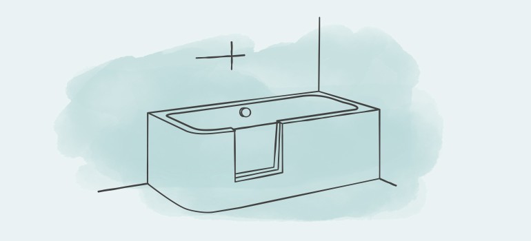 Badewanne mit Einstieg