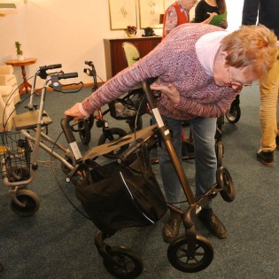 Rollator-Test Ausstattung Design