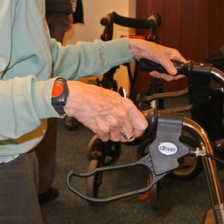 Rollator-Test Handhabung