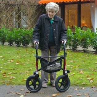 Rollator-Test Rollen