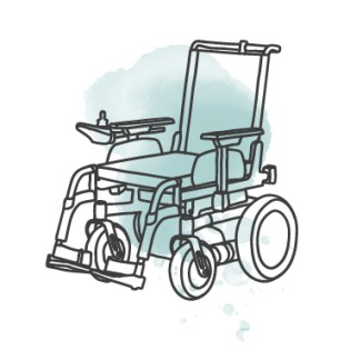 Standard E-Rollstuhl