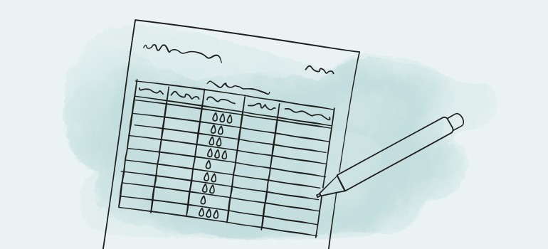 Miktionsprotokoll und Trinkprotokoll