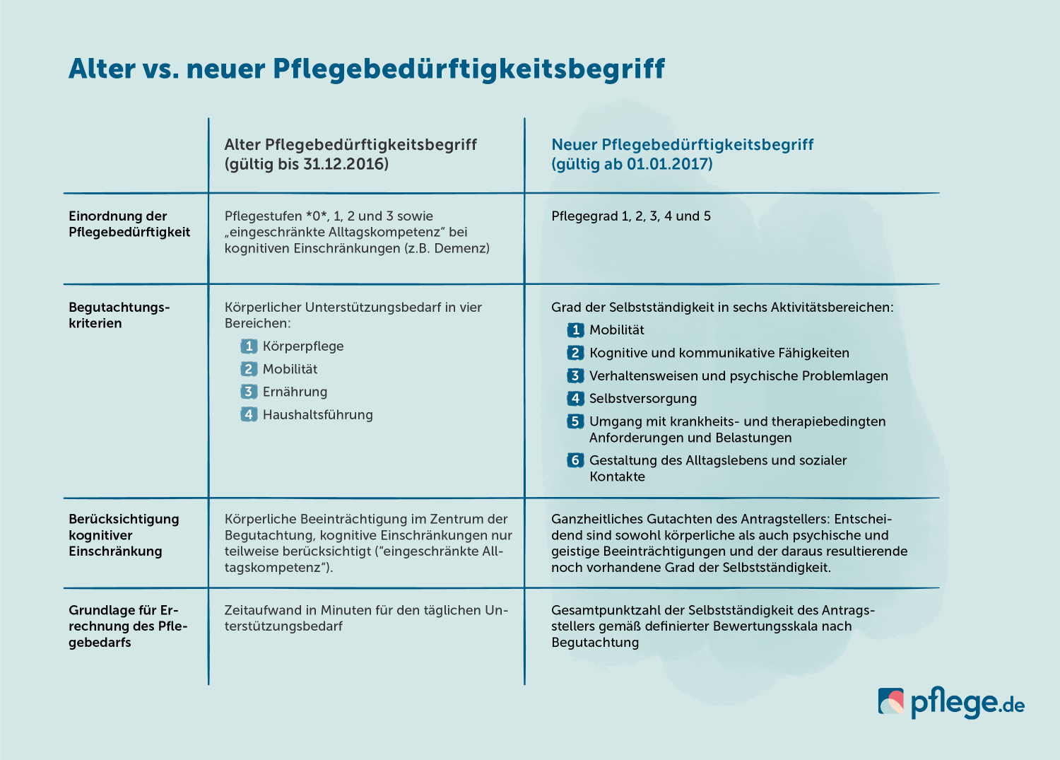 Begriff der Pflegebedürftigkeit