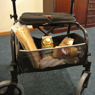 Rollator-Test Einkauf