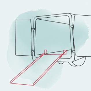 Rollstuhlrampe Autorampe