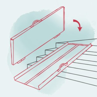 Rollstuhlrampe Mobile Rampe