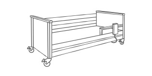 Pflegebett Schwerlastbett